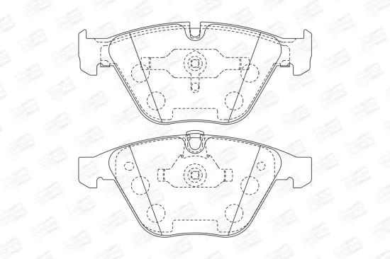 Bremsbelagsatz, Scheibenbremse CHAMPION 571990CH Bild Bremsbelagsatz, Scheibenbremse CHAMPION 571990CH
