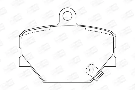 Bremsbelagsatz, Scheibenbremse Vorderachse CHAMPION 571995CH Bild Bremsbelagsatz, Scheibenbremse Vorderachse CHAMPION 571995CH