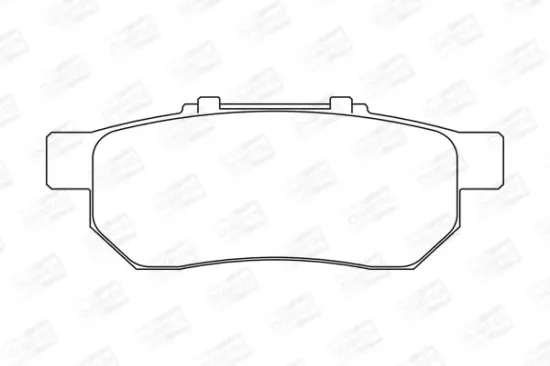 Bremsbelagsatz, Scheibenbremse CHAMPION 572134CH Bild Bremsbelagsatz, Scheibenbremse CHAMPION 572134CH