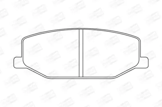 Bremsbelagsatz, Scheibenbremse Vorderachse CHAMPION 572226CH Bild Bremsbelagsatz, Scheibenbremse Vorderachse CHAMPION 572226CH