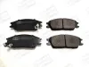Bremsbelagsatz, Scheibenbremse Vorderachse CHAMPION 572268CH Bild Bremsbelagsatz, Scheibenbremse Vorderachse CHAMPION 572268CH