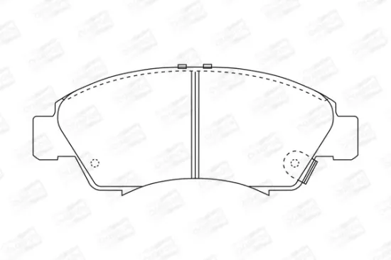 Bremsbelagsatz, Scheibenbremse CHAMPION 572324CH Bild Bremsbelagsatz, Scheibenbremse CHAMPION 572324CH
