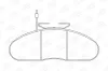 Bremsbelagsatz, Scheibenbremse CHAMPION 572374CH Bild Bremsbelagsatz, Scheibenbremse CHAMPION 572374CH