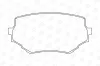Bremsbelagsatz, Scheibenbremse Vorderachse CHAMPION 572420CH Bild Bremsbelagsatz, Scheibenbremse Vorderachse CHAMPION 572420CH