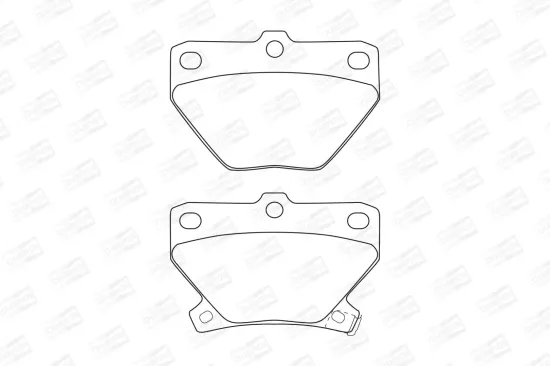 Bremsbelagsatz, Scheibenbremse CHAMPION 572450CH Bild Bremsbelagsatz, Scheibenbremse CHAMPION 572450CH