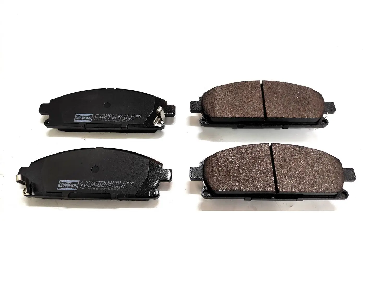 Bremsbelagsatz, Scheibenbremse Vorderachse CHAMPION 572466CH