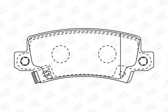 Bremsbelagsatz, Scheibenbremse Hinterachse CHAMPION 572492CH Bild Bremsbelagsatz, Scheibenbremse Hinterachse CHAMPION 572492CH