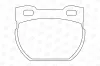 Bremsbelagsatz, Scheibenbremse Hinterachse CHAMPION 572494CH Bild Bremsbelagsatz, Scheibenbremse Hinterachse CHAMPION 572494CH