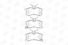 Bremsbelagsatz, Scheibenbremse CHAMPION 572520CH Bild Bremsbelagsatz, Scheibenbremse CHAMPION 572520CH