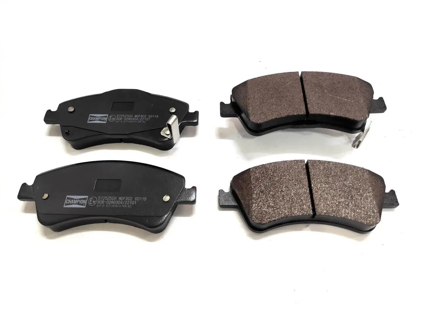 Bremsbelagsatz, Scheibenbremse Vorderachse CHAMPION 572525CH