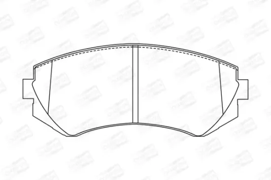 Bremsbelagsatz, Scheibenbremse CHAMPION 572541CH Bild Bremsbelagsatz, Scheibenbremse CHAMPION 572541CH