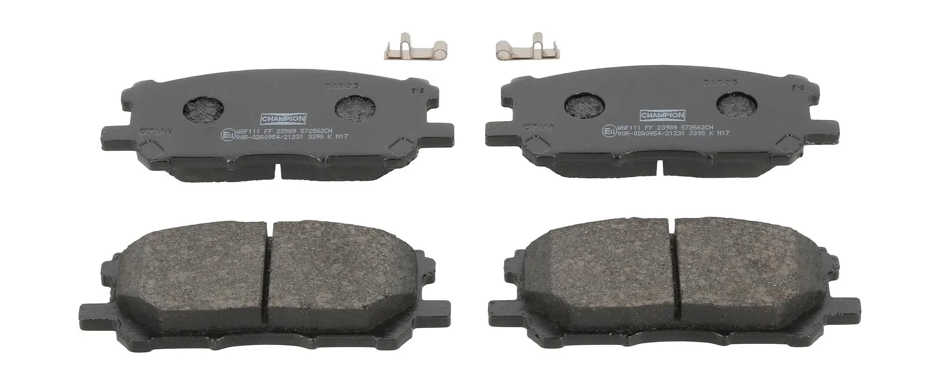 Bremsbelagsatz, Scheibenbremse CHAMPION 572562CH