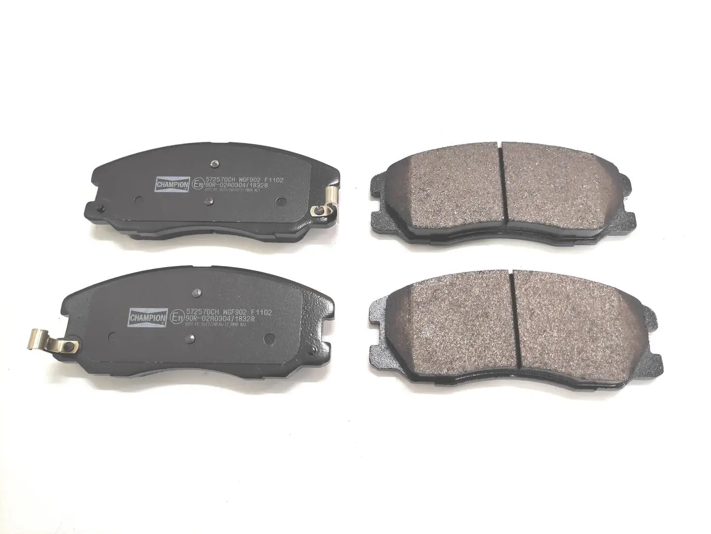 Bremsbelagsatz, Scheibenbremse Vorderachse CHAMPION 572570CH