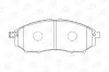 Bremsbelagsatz, Scheibenbremse Vorderachse CHAMPION 572575CH Bild Bremsbelagsatz, Scheibenbremse Vorderachse CHAMPION 572575CH