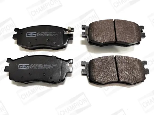 Bremsbelagsatz, Scheibenbremse Vorderachse CHAMPION 572593CH Bild Bremsbelagsatz, Scheibenbremse Vorderachse CHAMPION 572593CH