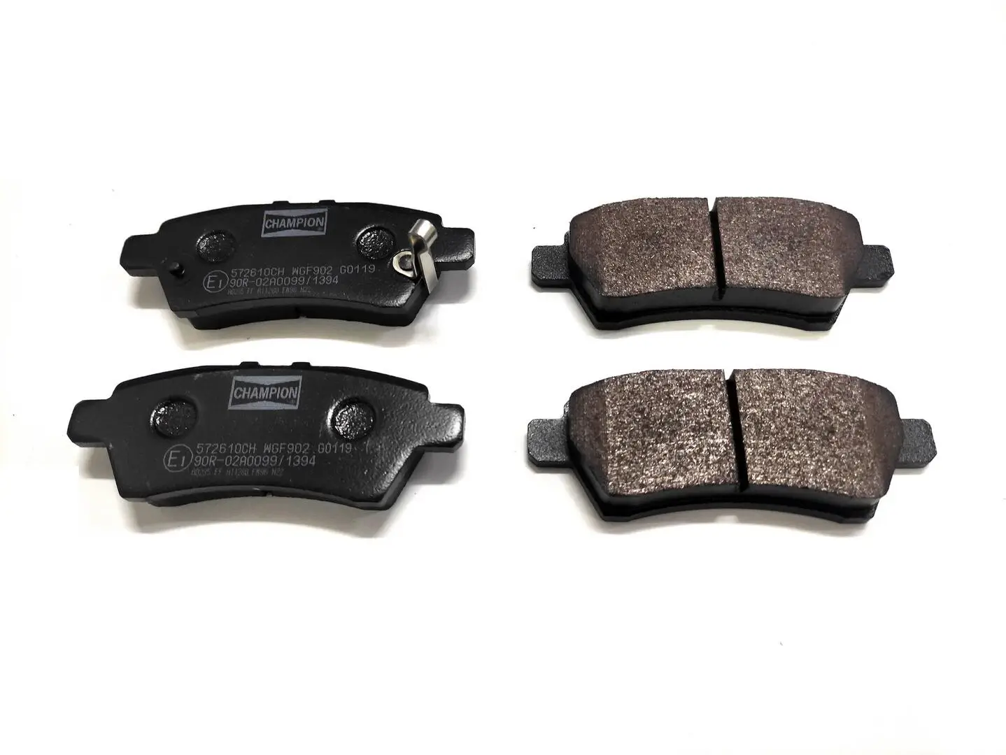 Bremsbelagsatz, Scheibenbremse Hinterachse CHAMPION 572610CH