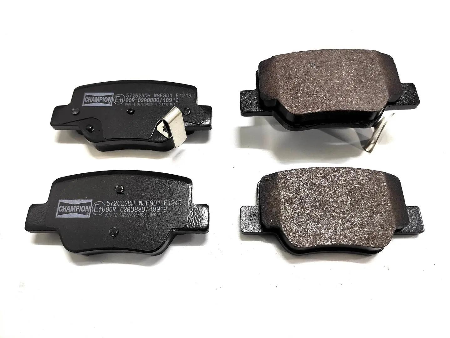 Bremsbelagsatz, Scheibenbremse Hinterachse CHAMPION 572623CH