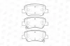 Bremsbelagsatz, Scheibenbremse Hinterachse CHAMPION 572627CH Bild Bremsbelagsatz, Scheibenbremse Hinterachse CHAMPION 572627CH