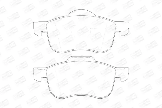 Bremsbelagsatz, Scheibenbremse CHAMPION 573003CH Bild Bremsbelagsatz, Scheibenbremse CHAMPION 573003CH