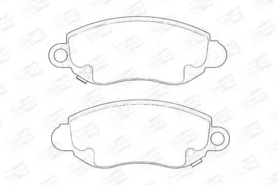 Bremsbelagsatz, Scheibenbremse Vorderachse CHAMPION 573015CH Bild Bremsbelagsatz, Scheibenbremse Vorderachse CHAMPION 573015CH