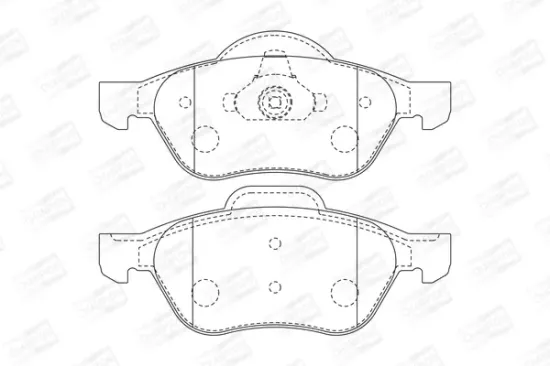 Bremsbelagsatz, Scheibenbremse CHAMPION 573016CH Bild Bremsbelagsatz, Scheibenbremse CHAMPION 573016CH