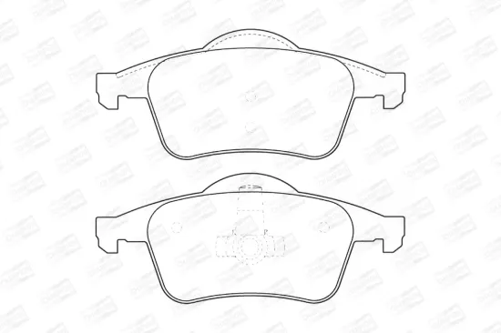 Bremsbelagsatz, Scheibenbremse Hinterachse CHAMPION 573021CH Bild Bremsbelagsatz, Scheibenbremse Hinterachse CHAMPION 573021CH