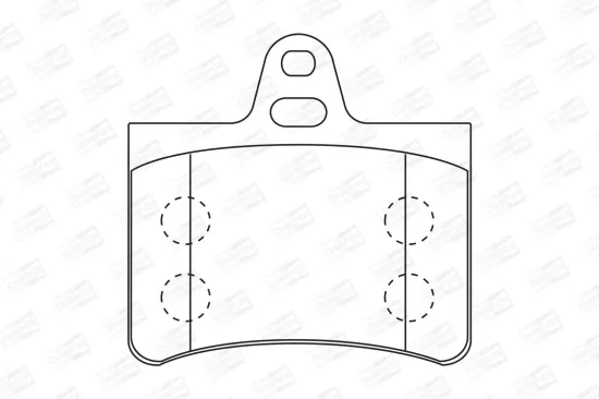 Bremsbelagsatz, Scheibenbremse Hinterachse CHAMPION 573028CH Bild Bremsbelagsatz, Scheibenbremse Hinterachse CHAMPION 573028CH