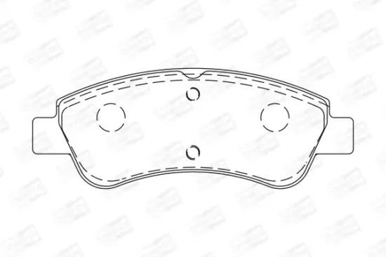 Bremsbelagsatz, Scheibenbremse CHAMPION 573030CH Bild Bremsbelagsatz, Scheibenbremse CHAMPION 573030CH