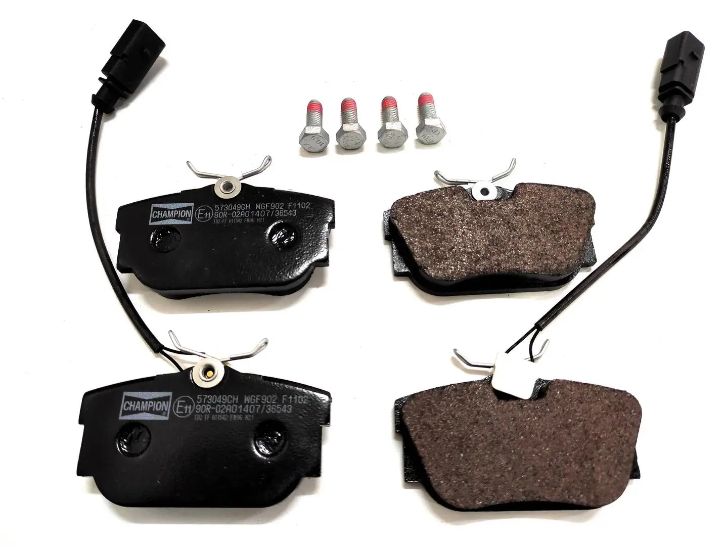 Bremsbelagsatz, Scheibenbremse Hinterachse CHAMPION 573049CH