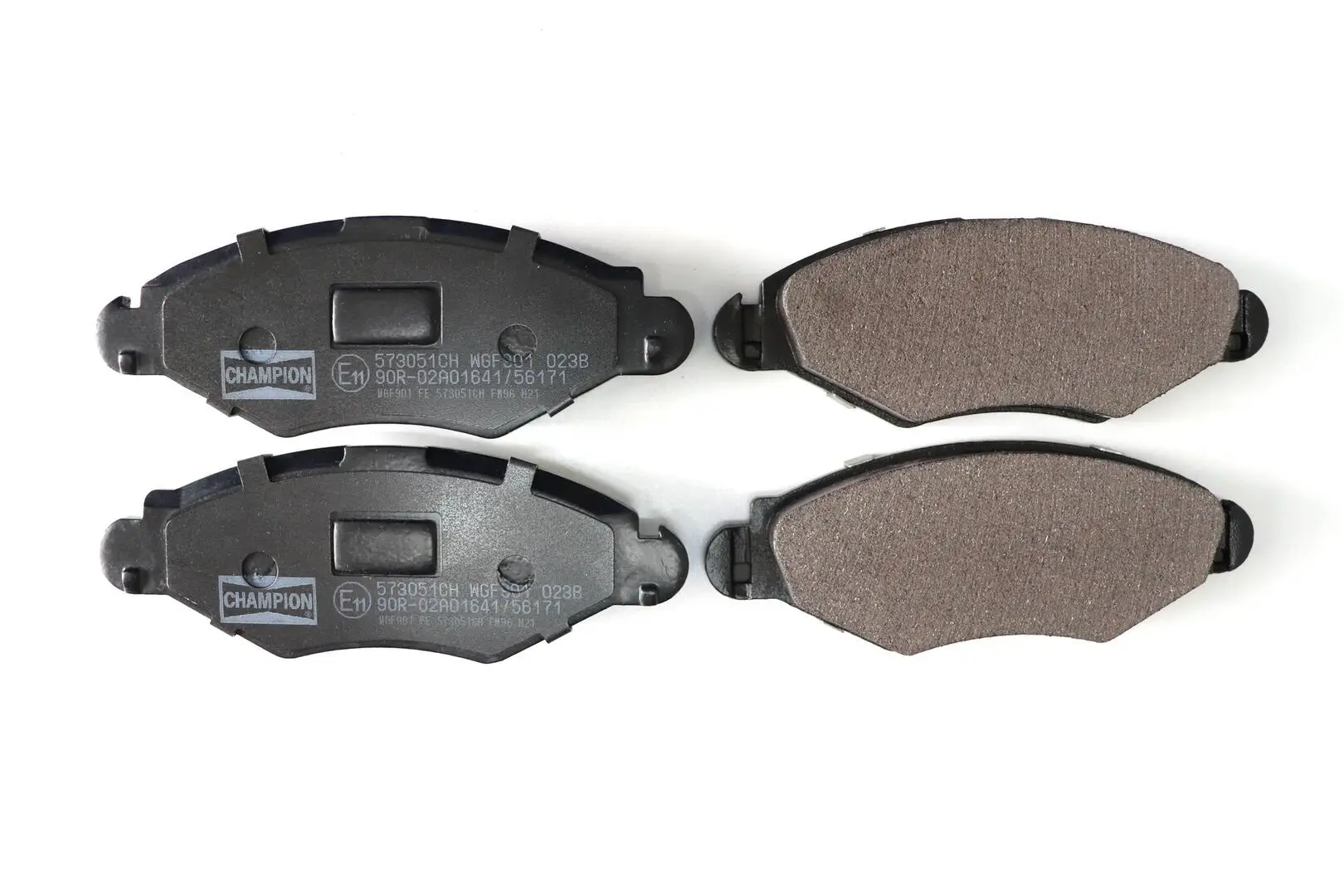 Bremsbelagsatz, Scheibenbremse Vorderachse CHAMPION 573051CH
