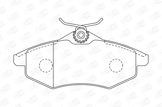 Bremsbelagsatz, Scheibenbremse CHAMPION 573083CH Bild Bremsbelagsatz, Scheibenbremse CHAMPION 573083CH