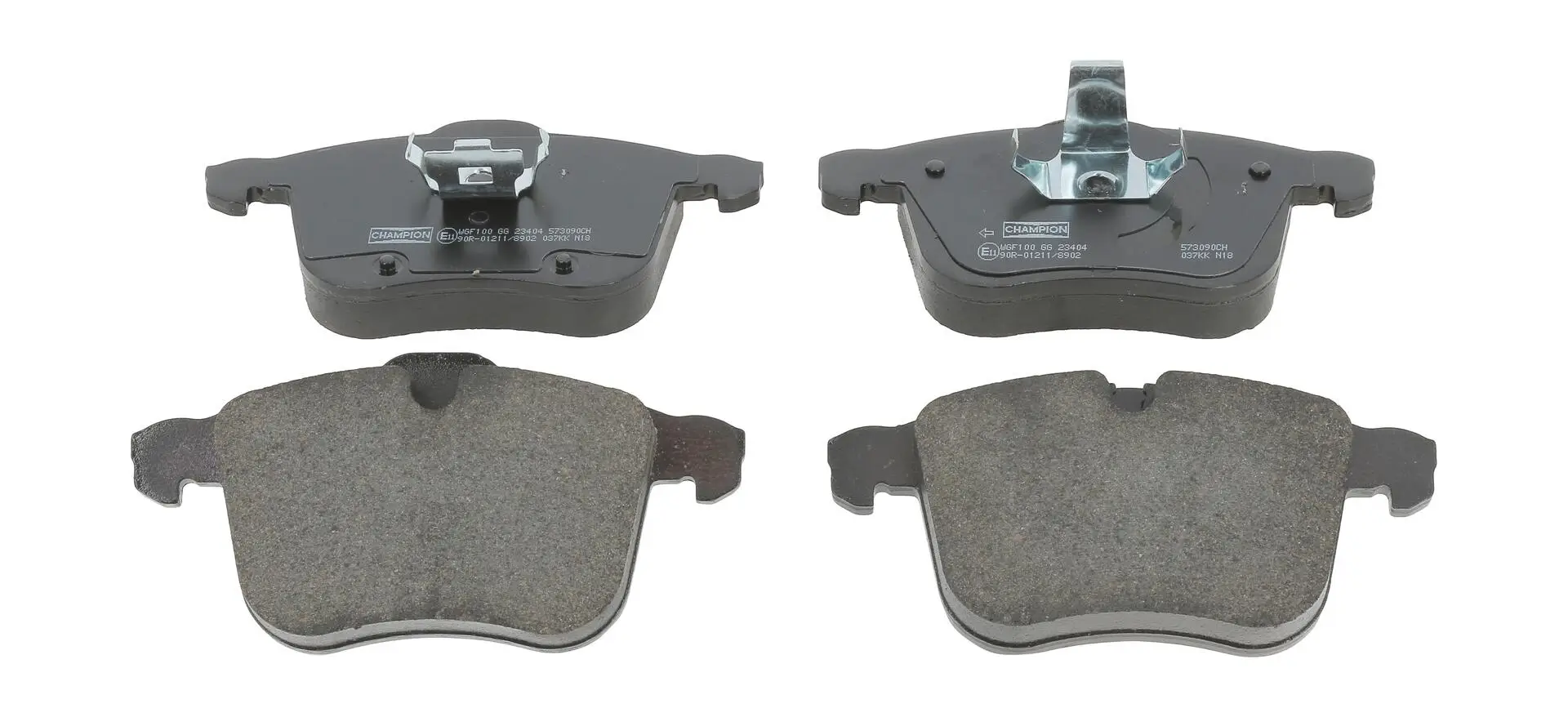 Bremsbelagsatz, Scheibenbremse Vorderachse CHAMPION 573090CH