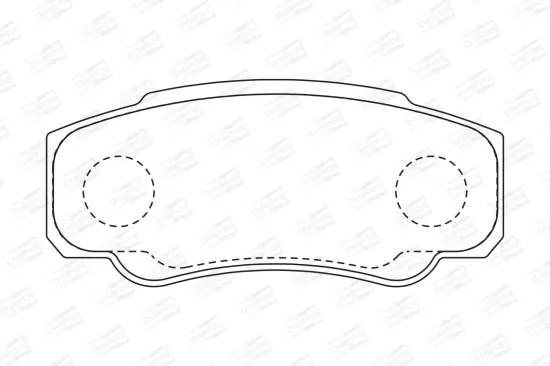 Bremsbelagsatz, Scheibenbremse Hinterachse CHAMPION 573115CH Bild Bremsbelagsatz, Scheibenbremse Hinterachse CHAMPION 573115CH