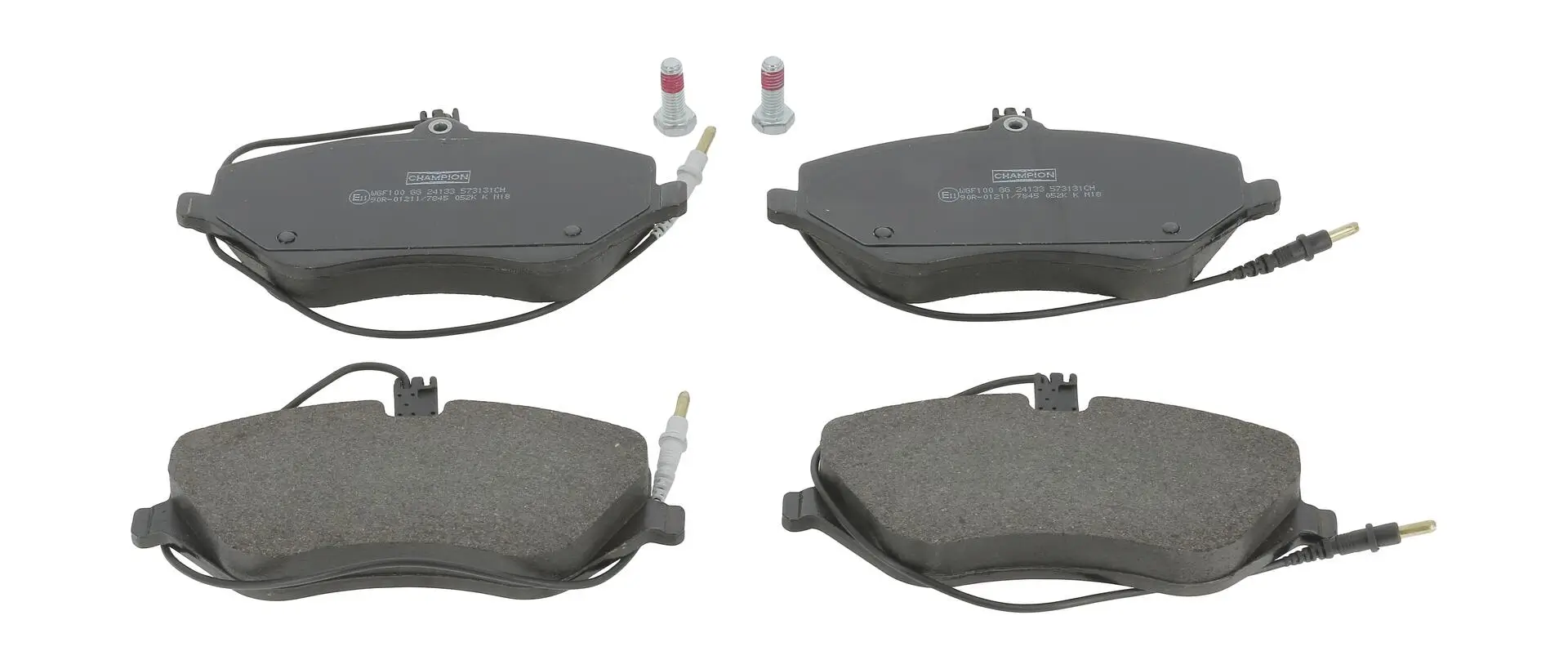 Bremsbelagsatz, Scheibenbremse Vorderachse CHAMPION 573131CH