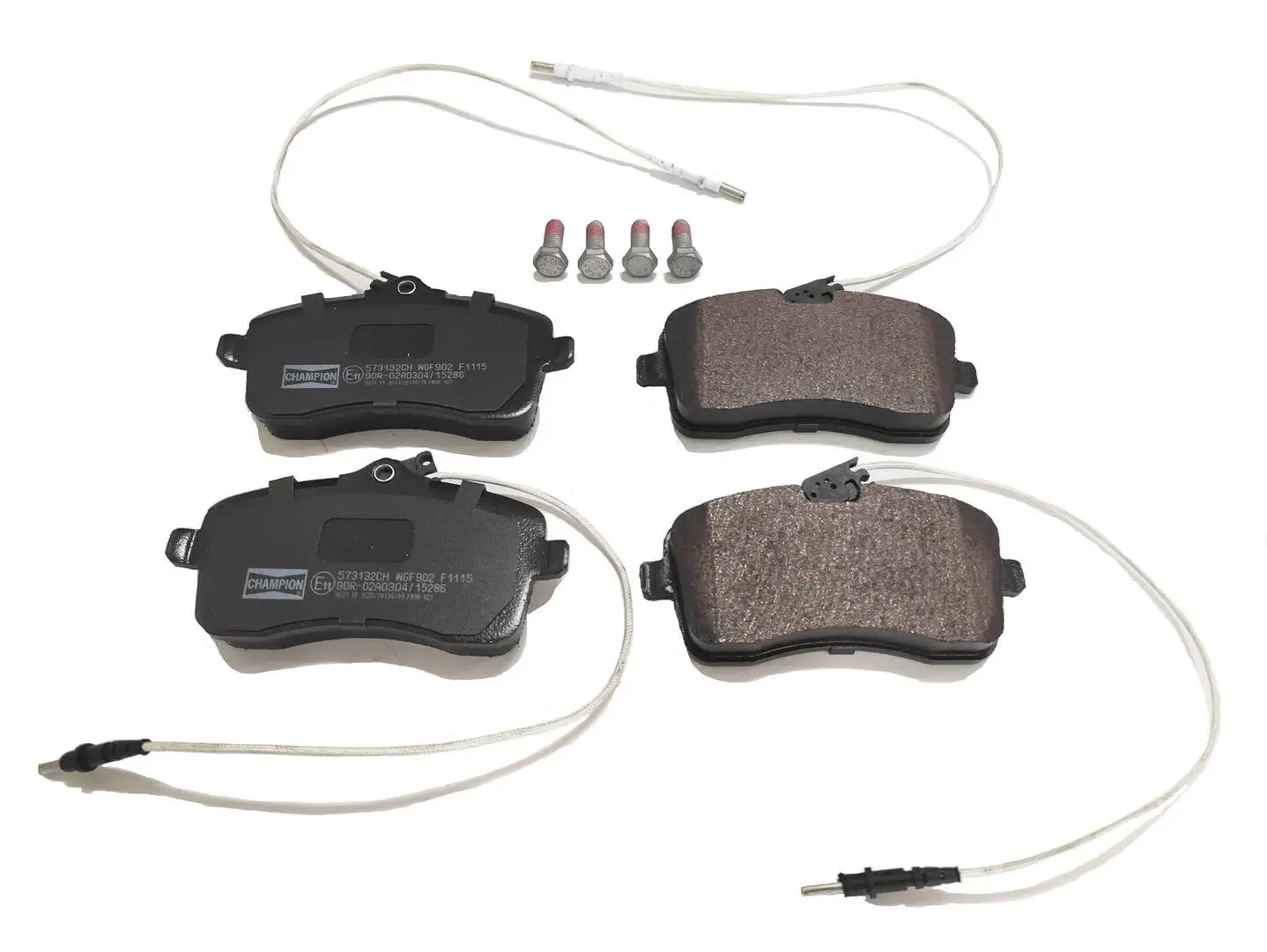 Bremsbelagsatz, Scheibenbremse Vorderachse CHAMPION 573132CH