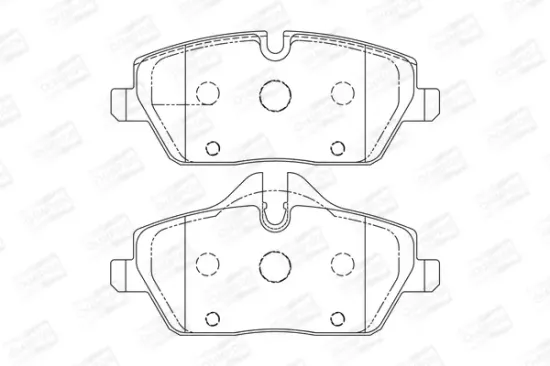Bremsbelagsatz, Scheibenbremse CHAMPION 573137CH Bild Bremsbelagsatz, Scheibenbremse CHAMPION 573137CH