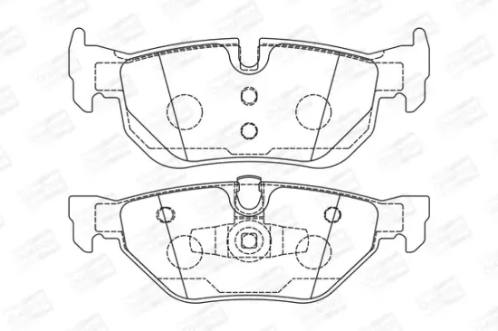 Bremsbelagsatz, Scheibenbremse CHAMPION 573139CH Bild Bremsbelagsatz, Scheibenbremse CHAMPION 573139CH