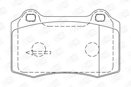 Bremsbelagsatz, Scheibenbremse CHAMPION 573149CH Bild Bremsbelagsatz, Scheibenbremse CHAMPION 573149CH