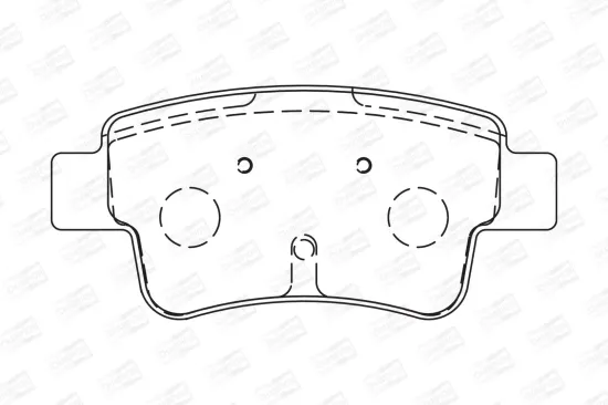 Bremsbelagsatz, Scheibenbremse CHAMPION 573166CH Bild Bremsbelagsatz, Scheibenbremse CHAMPION 573166CH