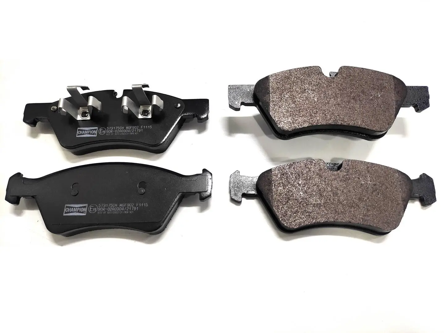 Bremsbelagsatz, Scheibenbremse Vorderachse CHAMPION 573175CH