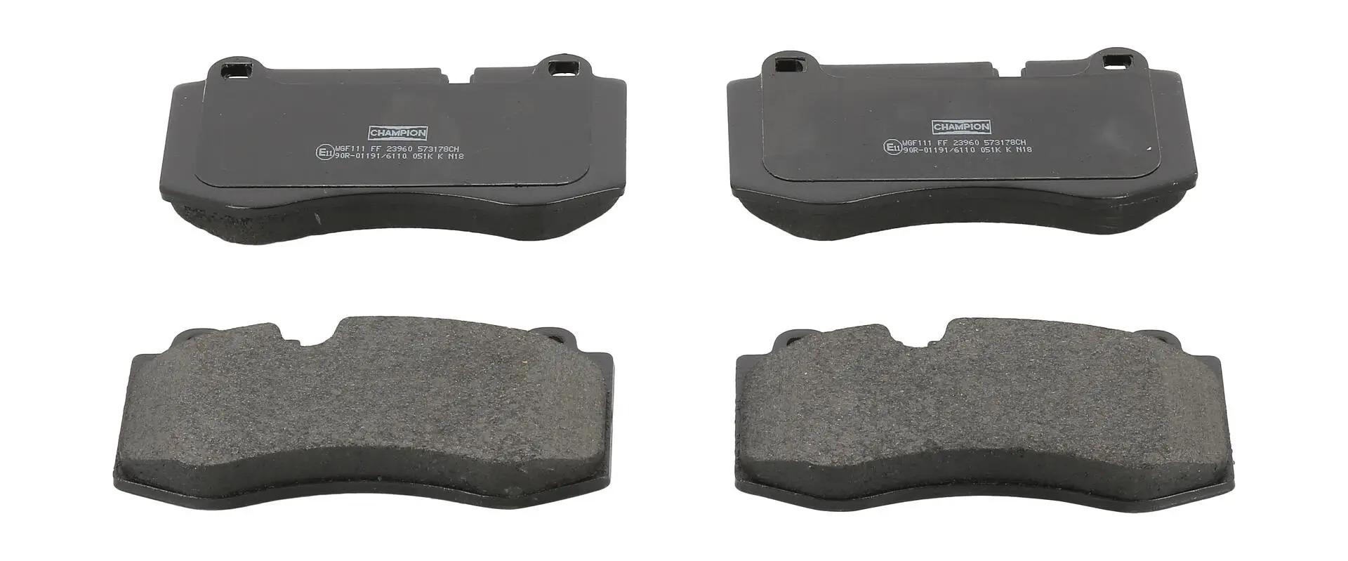 Bremsbelagsatz, Scheibenbremse Vorderachse CHAMPION 573178CH