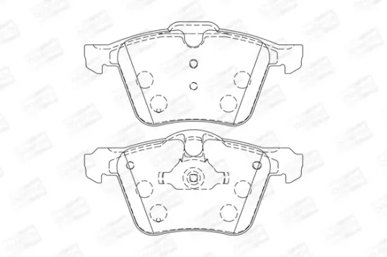 Bremsbelagsatz, Scheibenbremse CHAMPION 573179CH Bild Bremsbelagsatz, Scheibenbremse CHAMPION 573179CH