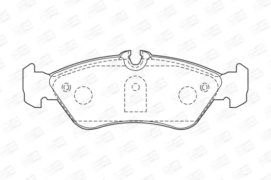 Bremsbelagsatz, Scheibenbremse CHAMPION 573191CH Bild Bremsbelagsatz, Scheibenbremse CHAMPION 573191CH