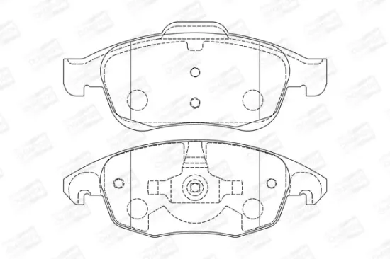 Bremsbelagsatz, Scheibenbremse CHAMPION 573192CH Bild Bremsbelagsatz, Scheibenbremse CHAMPION 573192CH