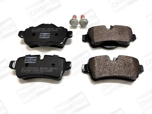 Bremsbelagsatz, Scheibenbremse Hinterachse CHAMPION 573200CH