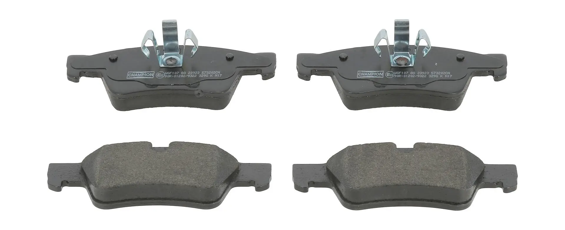 Bremsbelagsatz, Scheibenbremse Hinterachse CHAMPION 573202CH