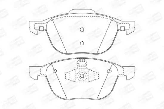 Bremsbelagsatz, Scheibenbremse CHAMPION 573209CH Bild Bremsbelagsatz, Scheibenbremse CHAMPION 573209CH
