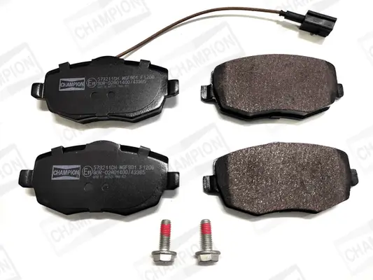 Bremsbelagsatz, Scheibenbremse Vorderachse CHAMPION 573211CH Bild Bremsbelagsatz, Scheibenbremse Vorderachse CHAMPION 573211CH
