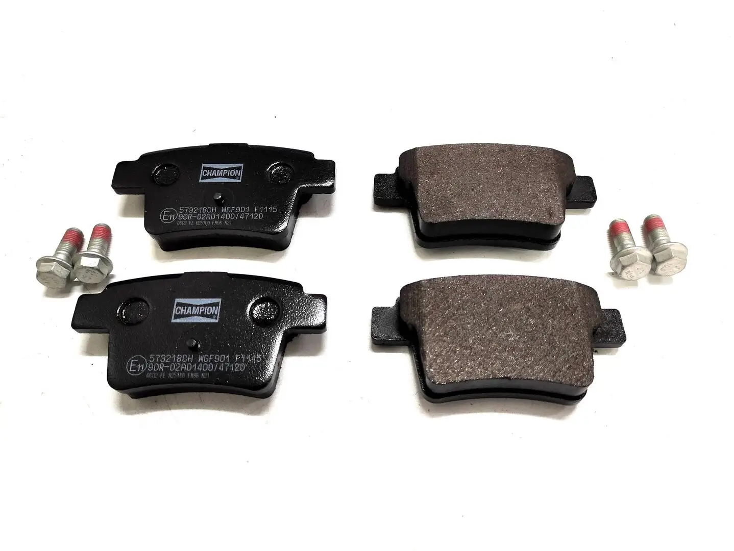 Bremsbelagsatz, Scheibenbremse Hinterachse CHAMPION 573218CH