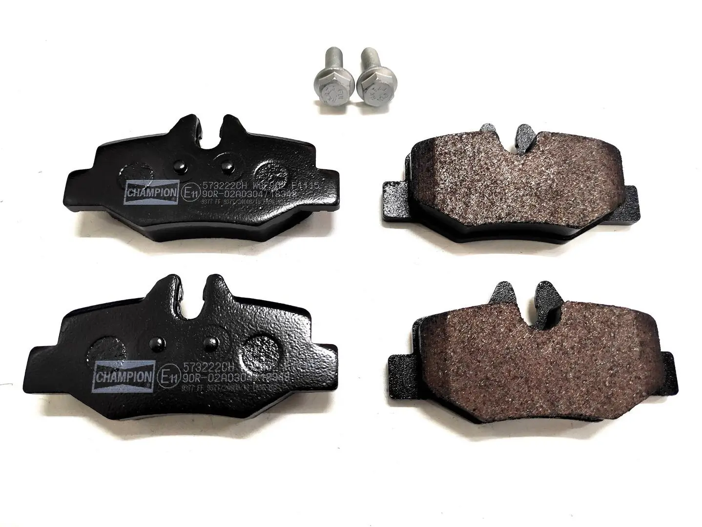 Bremsbelagsatz, Scheibenbremse Hinterachse CHAMPION 573222CH